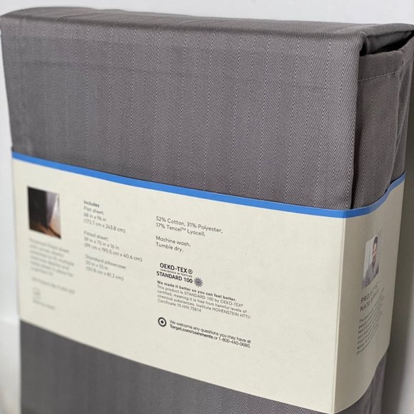 Nate Berkus Bedding Project 62 Tri Ease Herringbone Sheets Poshmark